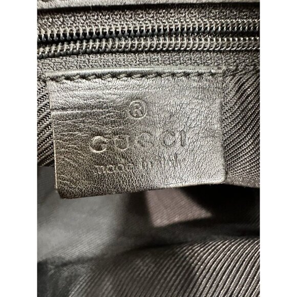 GUCCI Handbag Tote Bag GG Pattern Authentic Designer Luxury Tan Black - Picture 12 of 12